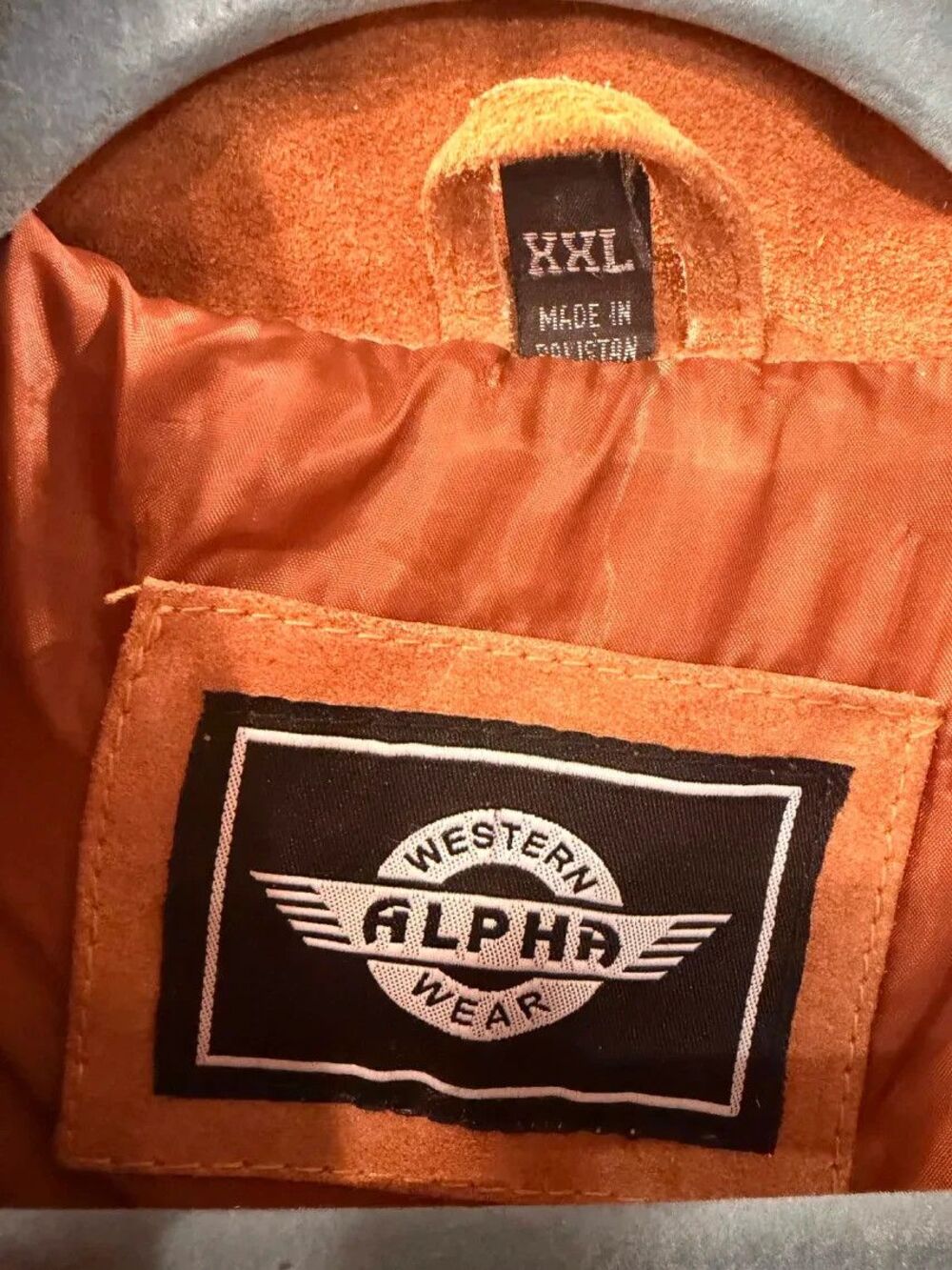 WESTERN ALPHA WEAR Men’s XXL Tan Fringe Southwestern Cowboy Jacket - Picture 5 of 7